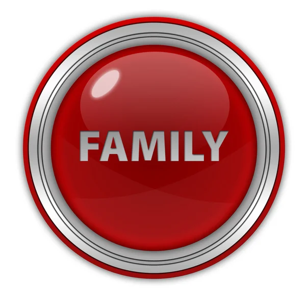 Familjen cirkulär ikonen på vit bakgrund — Stockfoto