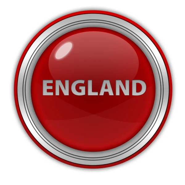 Inglaterra ícone circular sobre fundo branco — Fotografia de Stock