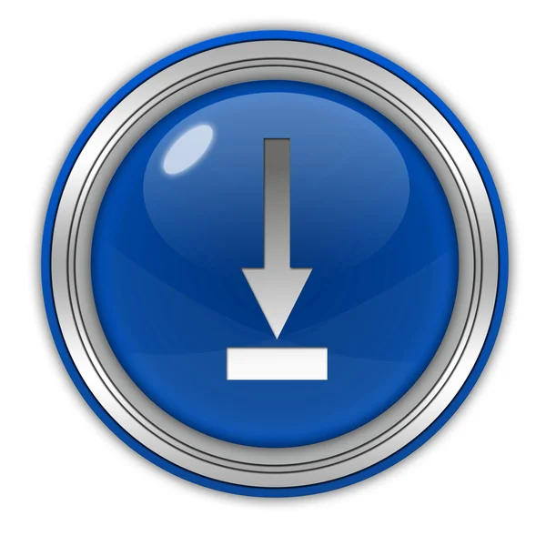 Descargar icono circular sobre fondo blanco —  Fotos de Stock