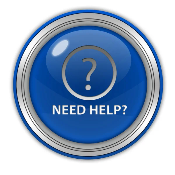 beyaz zemin üzerinde dairesel simgesi yardım