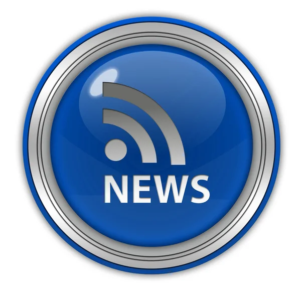 News circular icon on white background — Stock Photo, Image