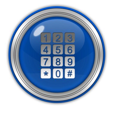 Beyaz arka plan üzerinde dairesel simgesini çağırır