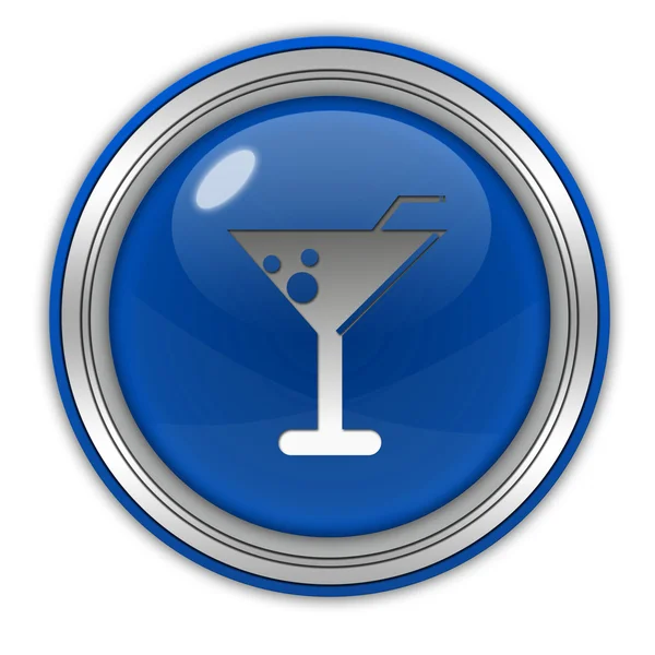 Drink circular icon on white background — Stock Photo, Image