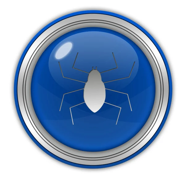 Spidercircular ikon på vit bakgrund — Stockfoto
