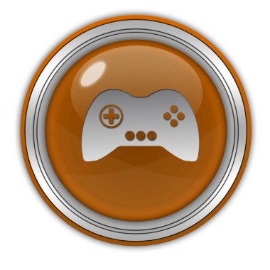 Beyaz arka planda oyunun dairesel simgesi