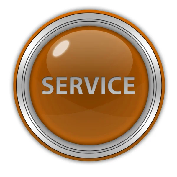 Icono circular de servicio sobre fondo blanco — Foto de Stock