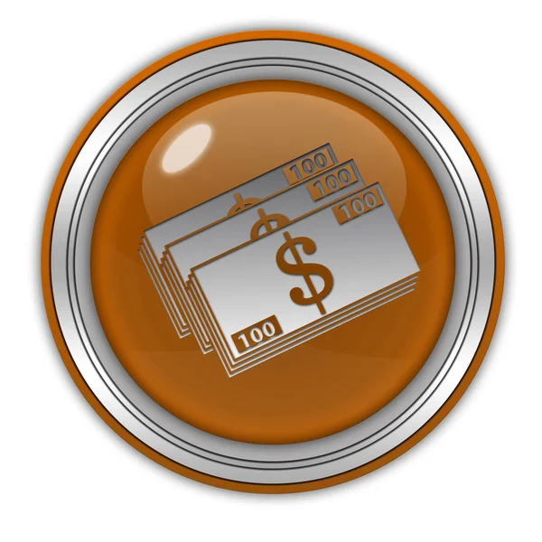 Money circular icon on white background — Stock Photo, Image