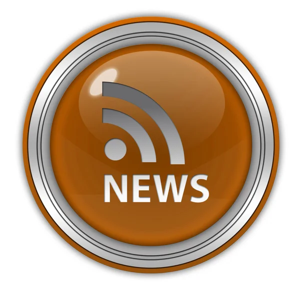 News circular icon on white background — Stock Photo, Image