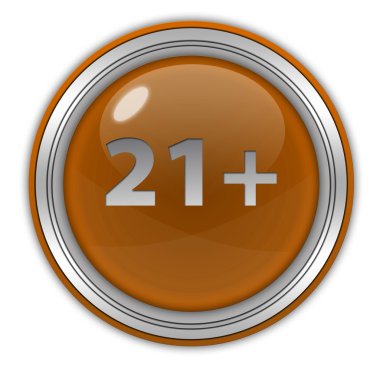 Beyaz arka plan üzerinde 21 dairesel simgesi