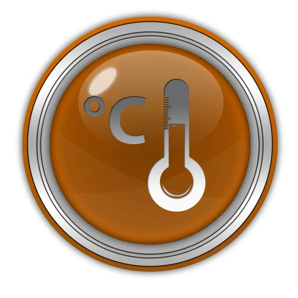 Celsius cirkulär ikonen på vit bakgrund — Stockfoto