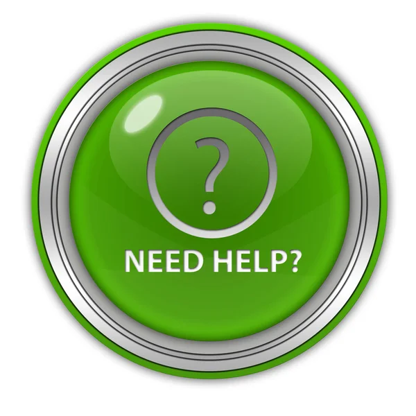 beyaz zemin üzerinde dairesel simgesi yardım