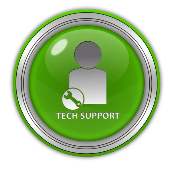 Support circular icon on white background — Stock Photo, Image