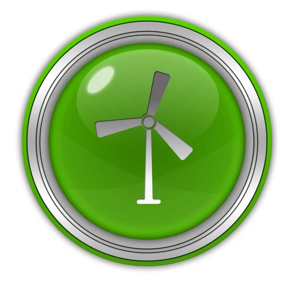 Turbinen cirkulär ikonen på vit bakgrund — Stockfoto