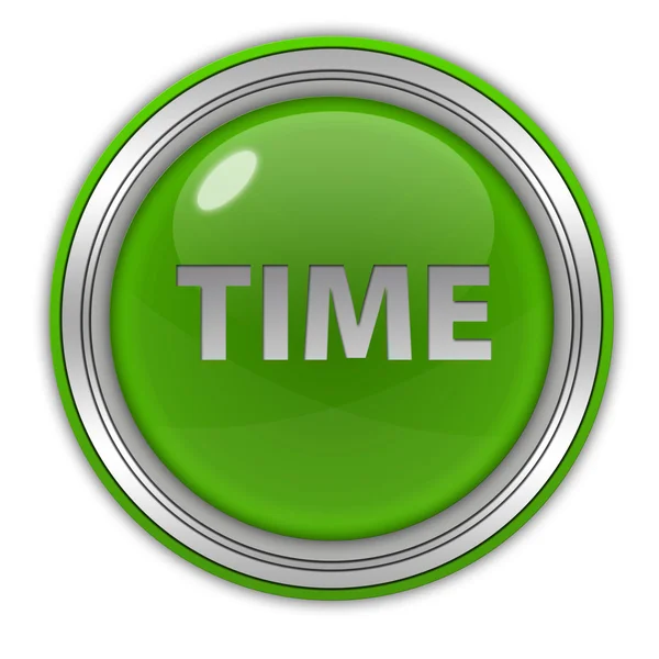 Time circular icon on white background — Stock Photo, Image