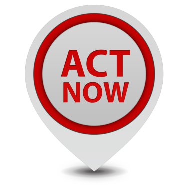 Şimdi işaretçi simgesi beyaz zemin üzerinde hareket