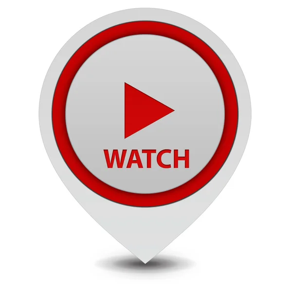 Watch pointer icon on white background — Stock Photo, Image