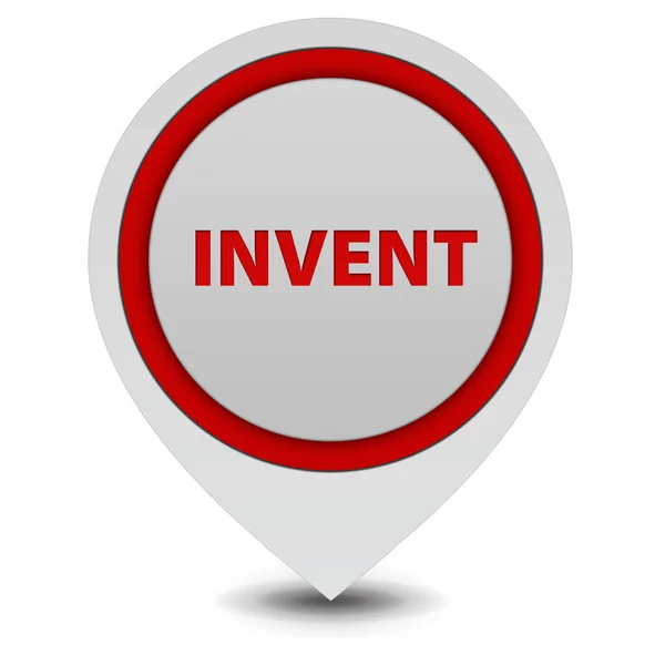 Invent pointer icon on white background — Stock Photo, Image