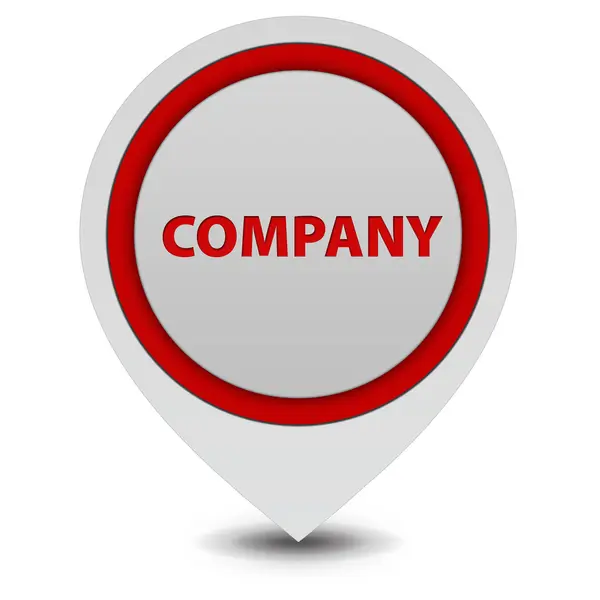 Unternehmen Zeiger-Symbol auf weißem Hintergrund — Stockfoto