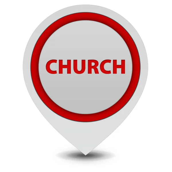 Church pointer icon on white background — Stock Photo, Image