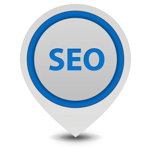 Seo pointer icon on white background — Stock Photo, Image