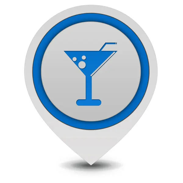 Drink pointer icon on white background — Stock Photo, Image