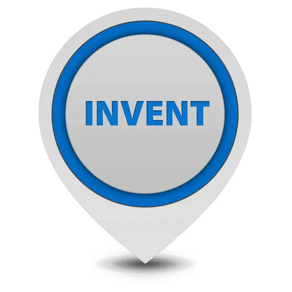 Invent pointer icon on white background — Stock Photo, Image