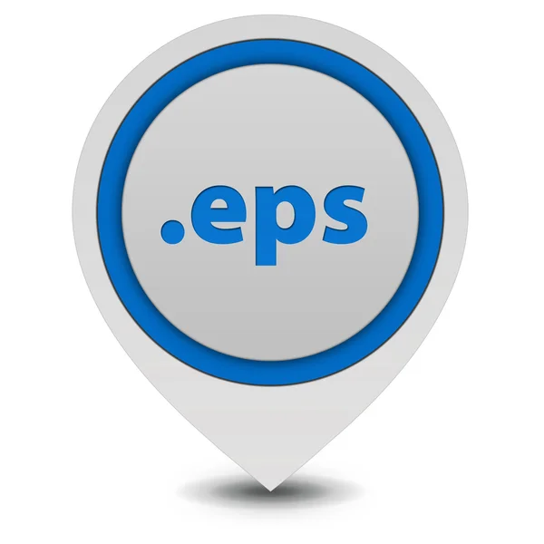 .EPS-pekarikon på vit bakgrund — Stockfoto