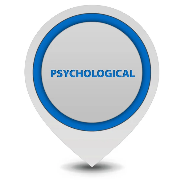 Psychological pointer icon on white background — Stock Photo, Image