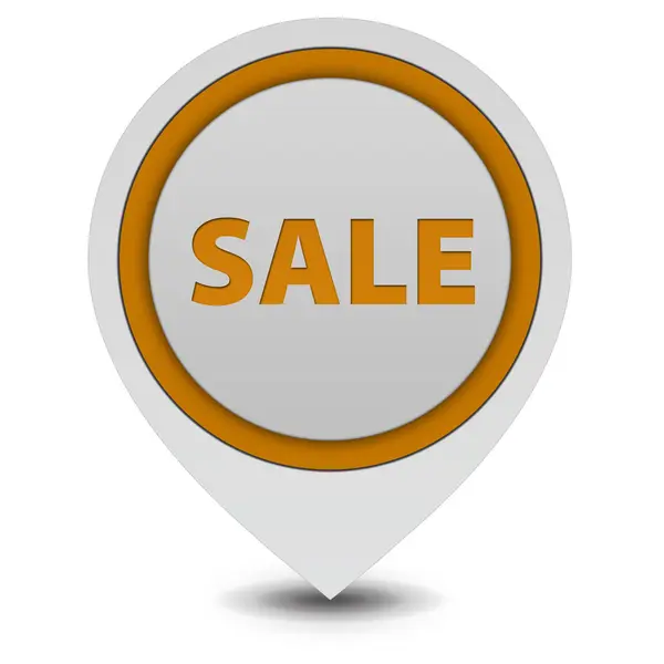 Försäljning pekaren ikon på vit bakgrund — Stockfoto