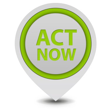 Şimdi işaretçi simgesi beyaz zemin üzerinde hareket