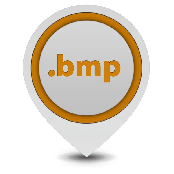 .ikon för BMP-pekare på vit bakgrund — Stockfoto