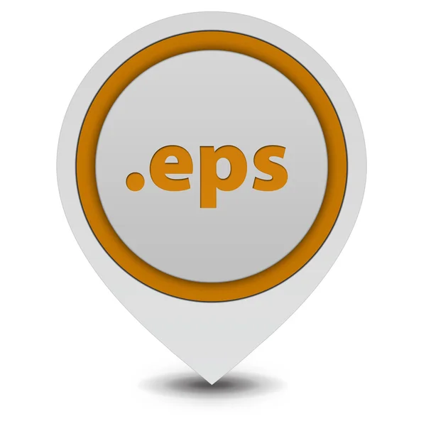 .eps Zeiger-Symbol auf weißem Hintergrund — Stockfoto