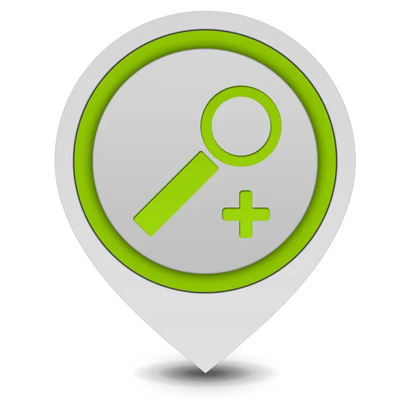 Search pointer icon on white background — Stock Photo, Image