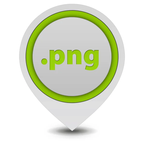 .ikona wskaźnika PNG na białym tle — Zdjęcie stockowe