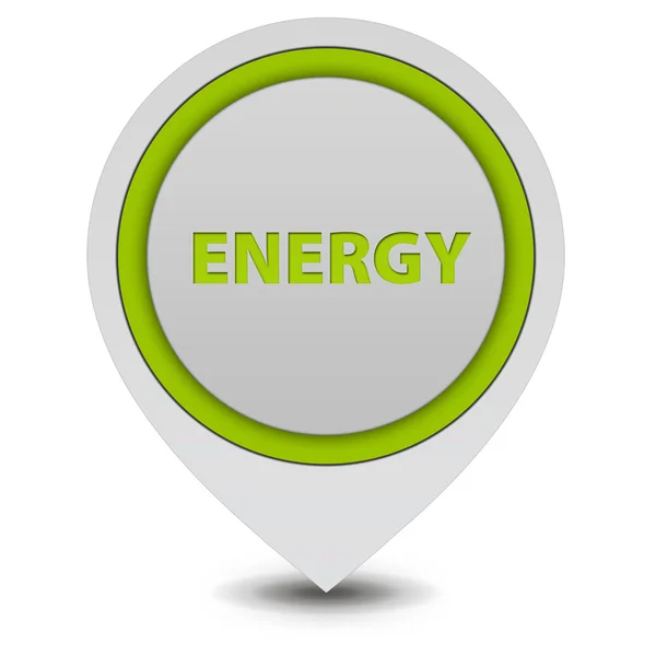 Energy pointer icon on white background — Stock Photo, Image