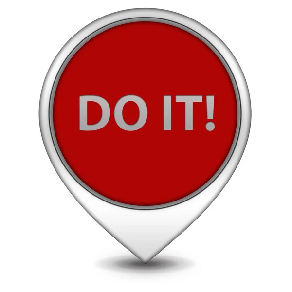 Do it pointer icon on white background — Stock Photo, Image