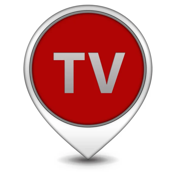 TV pointer icon on white background — Stock Photo, Image