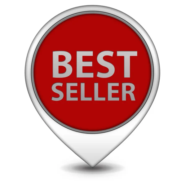 Ícone de ponteiro do melhor vendedor no fundo branco — Fotografia de Stock