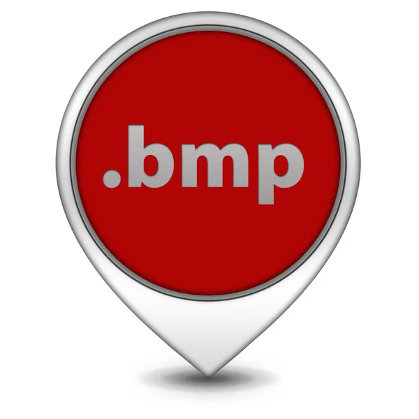 .ikon för BMP-pekare på vit bakgrund — Stockfoto
