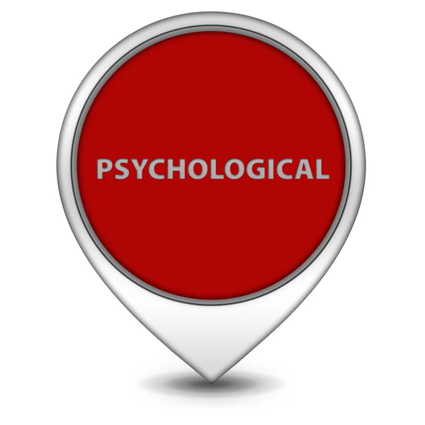 Psychological pointer icon on white background — Stock Photo, Image