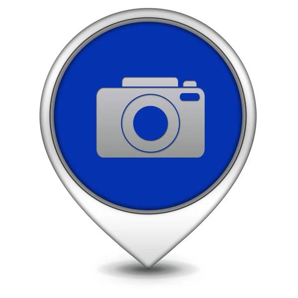 Photo pointer icon on white background — Stock Photo, Image