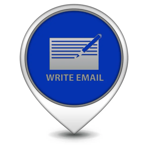 E-mail ikonra a fehér háttér — Stock Fotó