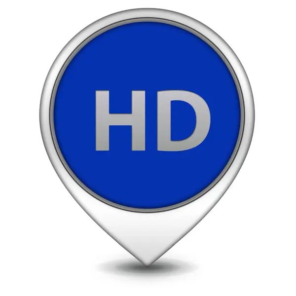 HD pekaren ikon på vit bakgrund — Stockfoto