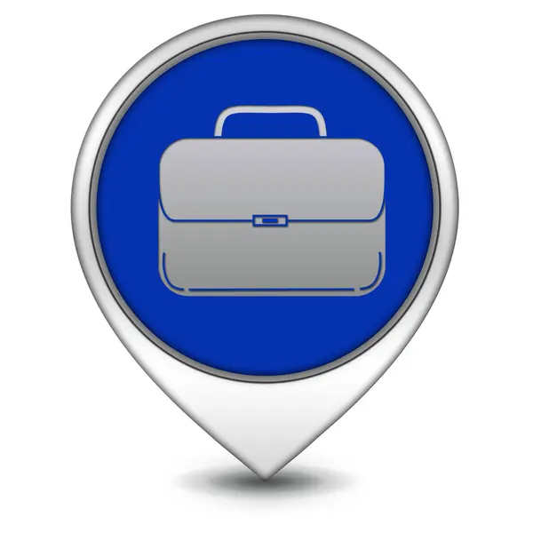 Bag pointer icon on white background — Stock Photo, Image