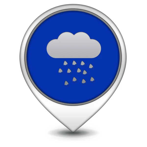 Rain pointer icon on white background — Stock Photo, Image