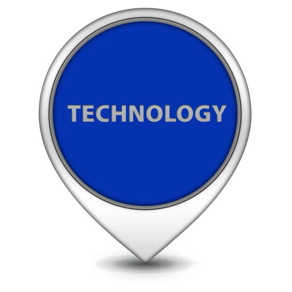 Technology pointer icon on white background — Stock Photo, Image