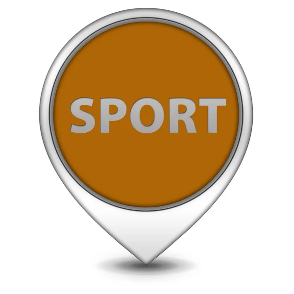 Sport pointer icon on white background — Stock Photo, Image