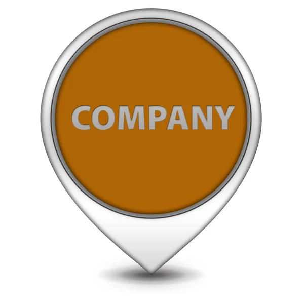 Unternehmen Zeiger-Symbol auf weißem Hintergrund — Stockfoto