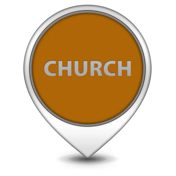 Church pointer icon on white background — Stock Photo, Image