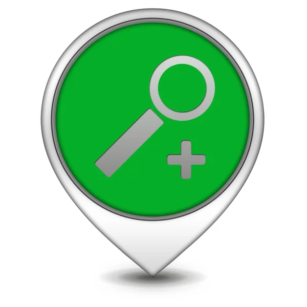 Search pointer icon on white background — Stock Photo, Image